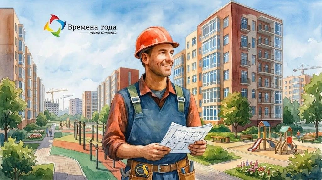 ЖК Времена года поздравляет с Днём строителя